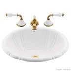 Cuba para banheiro de sobrepor oval Windsor L49 47x37cm gelo Deca