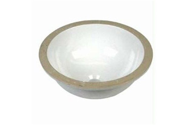 Cuba Redonda de Embutir 36x36cm Branca Il61-00