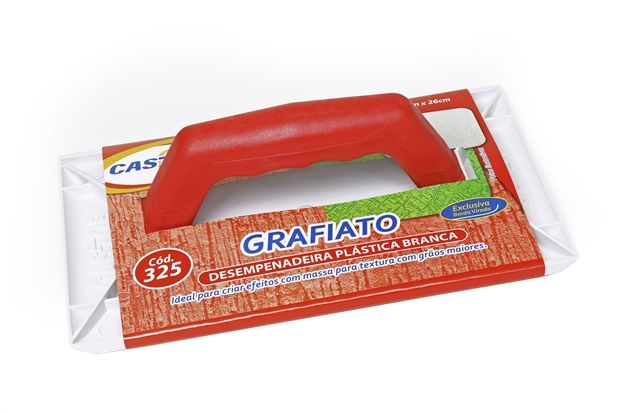 Desempenadeira Plástica 15cm para Grafiato