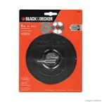 Disco de borracha 5 com adaptador metálico U1302 Black Decker