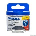 Disco de corte com fibra de vidro 20 unidades Dremel