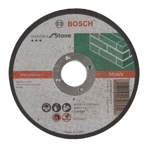 Disco de Corte para Pedra 115mm Gr.30 Bosch