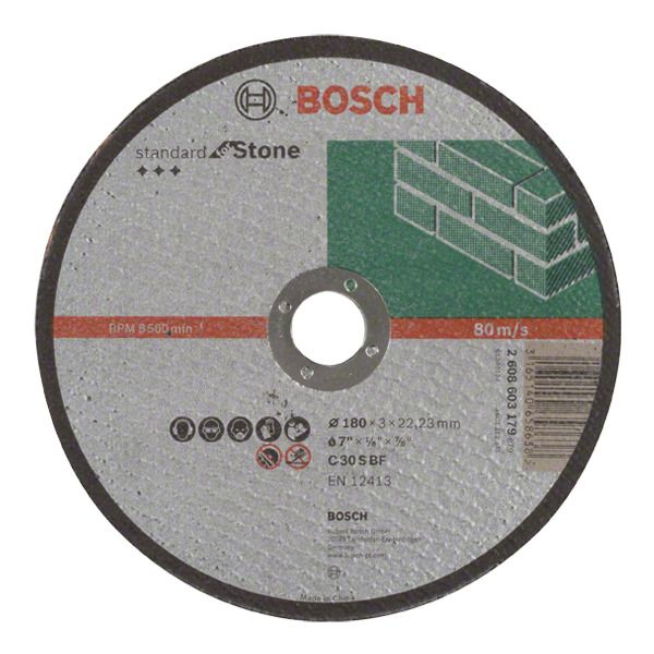 Disco de Corte para Pedra 180mm Gr.30 Bosch