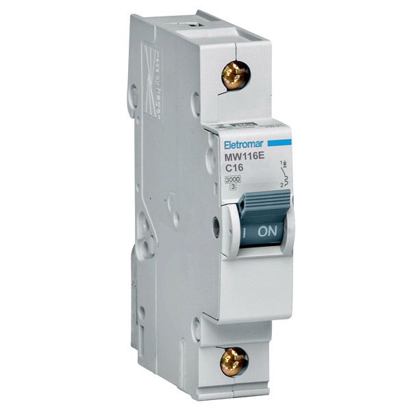 Disjuntor Din Monopolar 220-400V 16A Eletromar