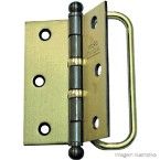 Dobradiça camarão de latão oxidado 3 1/2 União Mundial