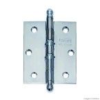 Dobradiça de aço com rolamento 3 x 2.1/2 V500 cromada La Fonte