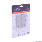 Dobradiça de inox escovada 3 x 2.1/2 3 unidades Arouca