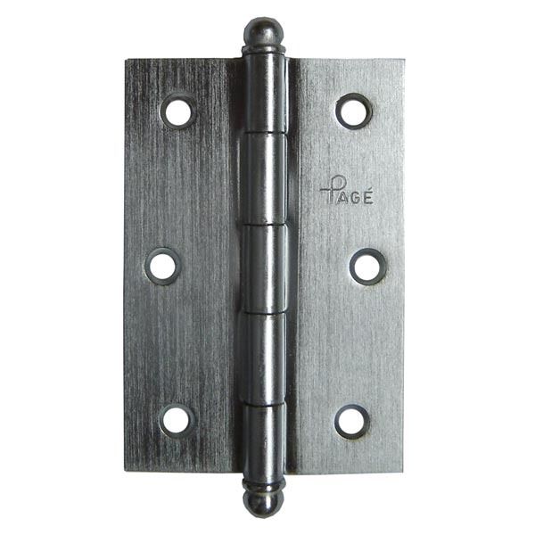 Dobradiça para Porta 3.1/2x2.3/8 Aço Cromado Acetinado Ferragens Pagé