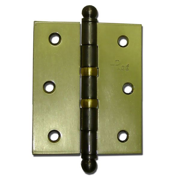 Dobradiça para Porta 3x3 Aço Oxidado Ferragens Pagé