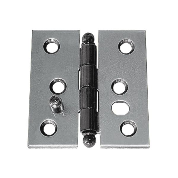 Dobradiça para Porta com Pino de Segurança 3x2 Aço Cromado União Mundial