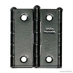 Dobradiça pino reversível de aço 2 preta União Mundial