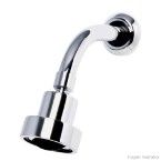 Ducha de parede com tubo Izy cromado NBR 15206 Deca