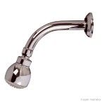 Ducha de parede com tubo Max cromado NBR 15206 Deca