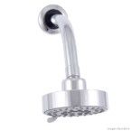 Ducha fria Slim 5 jatos 10cm 12304010 de parede sem desviador cromada Perflex