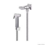 Ducha higiênica cromada com gatilho Square Line Forusi