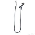 Ducha higiênica cromada com registro e gatilho Quadratta Clássica Deca