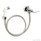 Ducha higiênica Izy Plus 1984 C24 com registro derivação e gatilho branca Deca