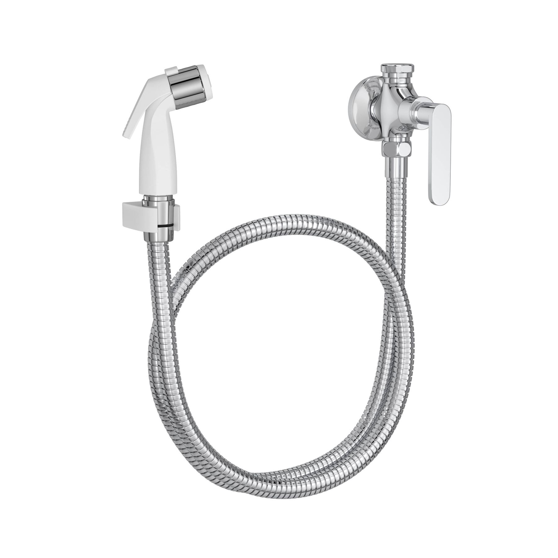 Ducha Higiênica Metal ABS 1,2m Cromado Flex Plus Deca