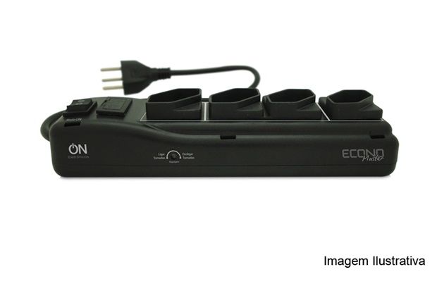 Economizador E Filtro de Linha Economaster 4 Tomadas
