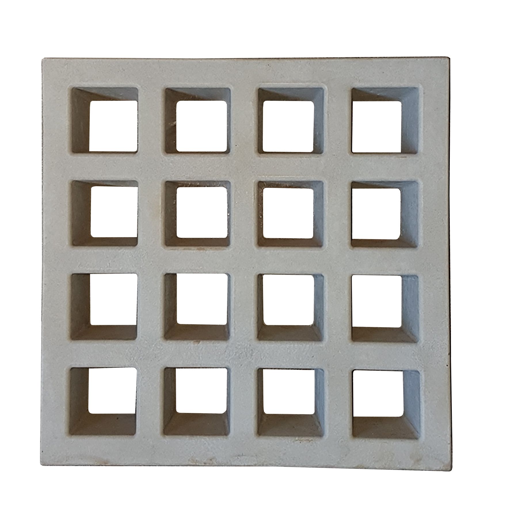 Elemento Vazado Composé Concreto Natural 39x39x7cm Lajes São Francisco