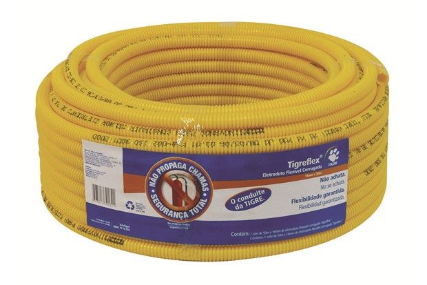 Eletroduto Flexível Amarelo 16 Mm X 50 M Rolo Ref. 14210164