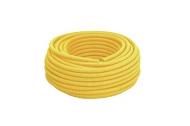 Eletroduto Flexível Corrugado Tigreflex 25mm Amarelo Rolo com 50m