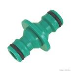 Engate rápido e conector para mangueira de jardim verde Tramontina