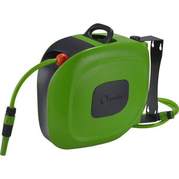 Enrolador Automático com Mangueira 25m Plástico Geolia