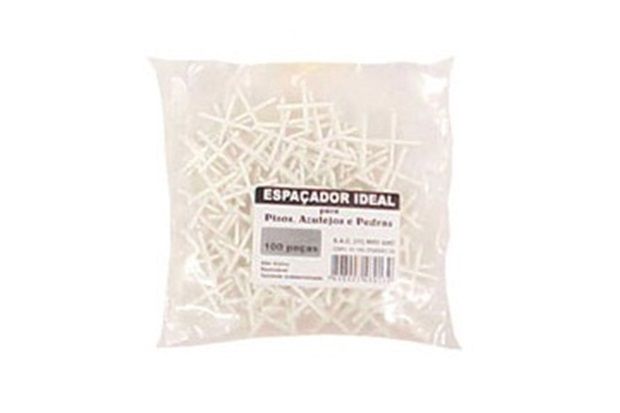 Espaçador Ideal para Cerâmica 1,5mm Pacote com 100 Peças