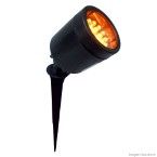 Espeto para jardim simples articulado de 19 LEDs 2W âmbar Keywest