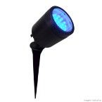 Espeto para jardim simples articulado de 19 LEDs 2W azul Keywest