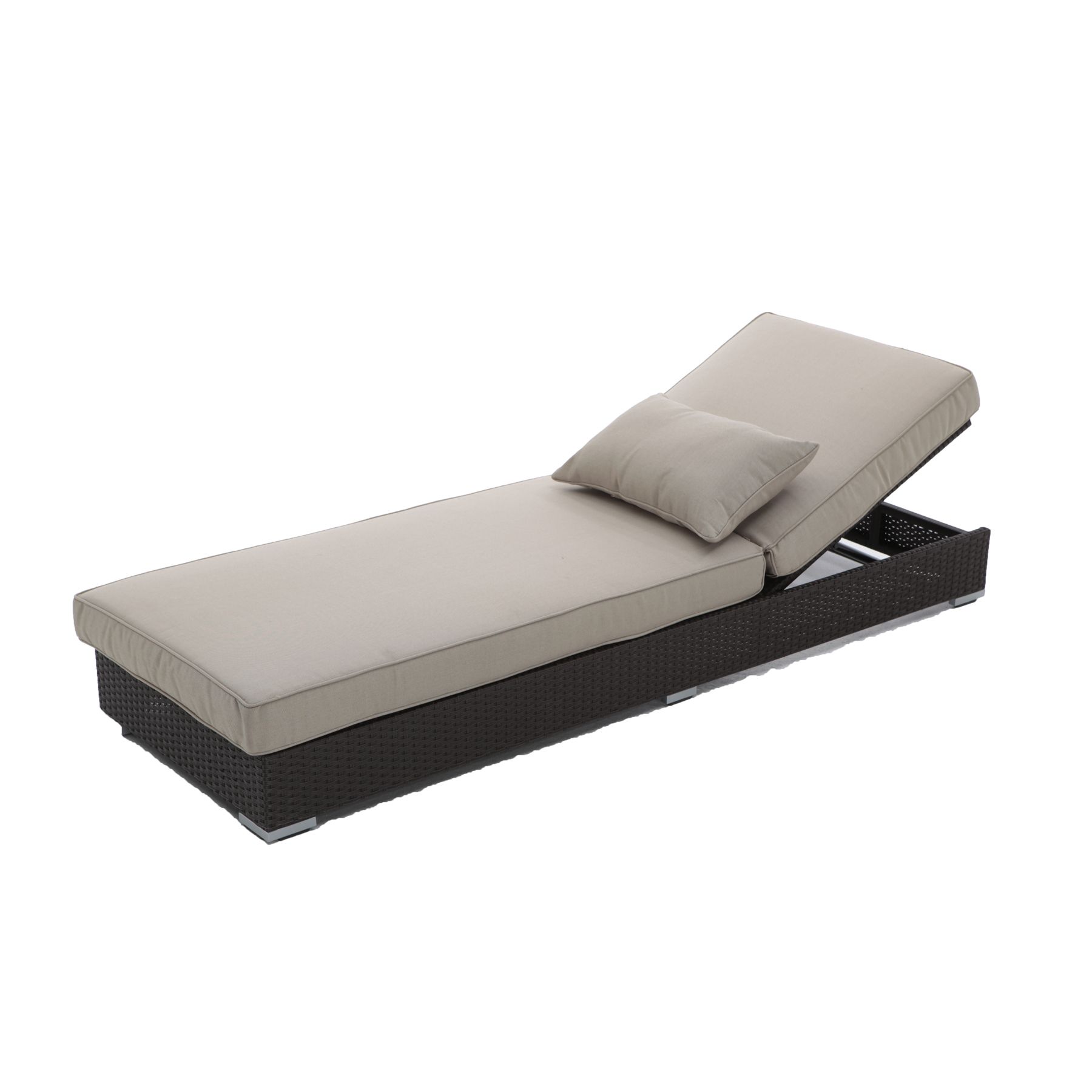 Espreguiçadeira Alumínio e Poliéster Jamaica Marrom