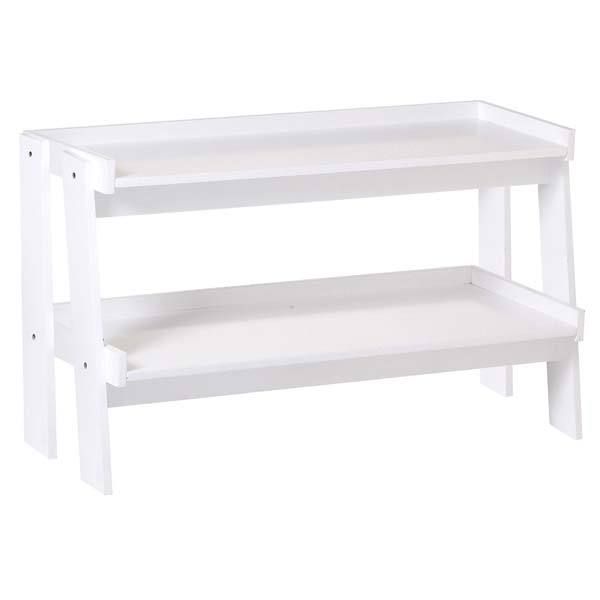 Estante Decorativa Ipanema Madeira 1 Nicho Branco 68x106x40cm Spaceo