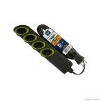 Extensão elétrica Ruler4 5m 4 tomadas 2P T 10A 250V DN1709 Daneva