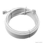 Extensão elétrica telefônica lisa 10 metros Kit-Flex