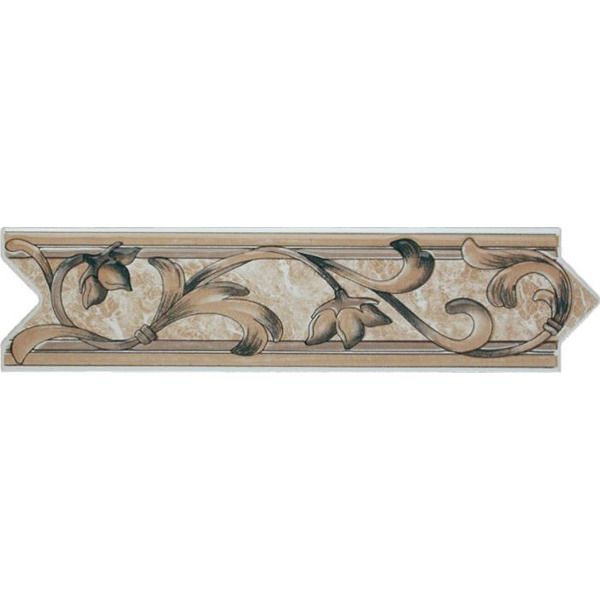 Faixa Decorativa Flecha Cerâmica GLD2019 8,5x33cm Gabriella