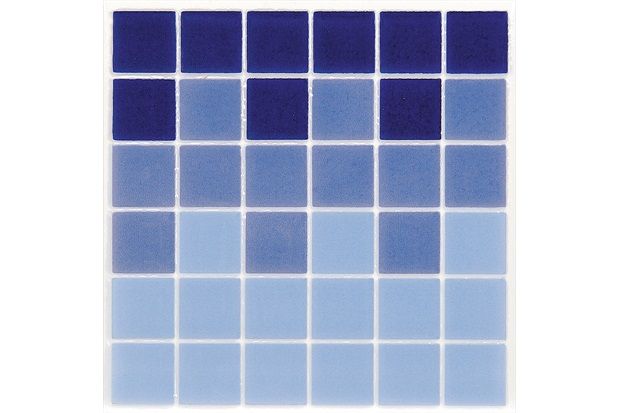 Faixa para Piscina Esmalte Azul 15x15cm