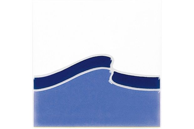 Faixa para Piscina Esmalte Azul 15x15cm