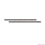 Faixa Wallpaper Square 2x59cm black 9 peças Eliane