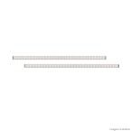 Faixa Wallpaper Square 2x59cm white 9 peças Eliane