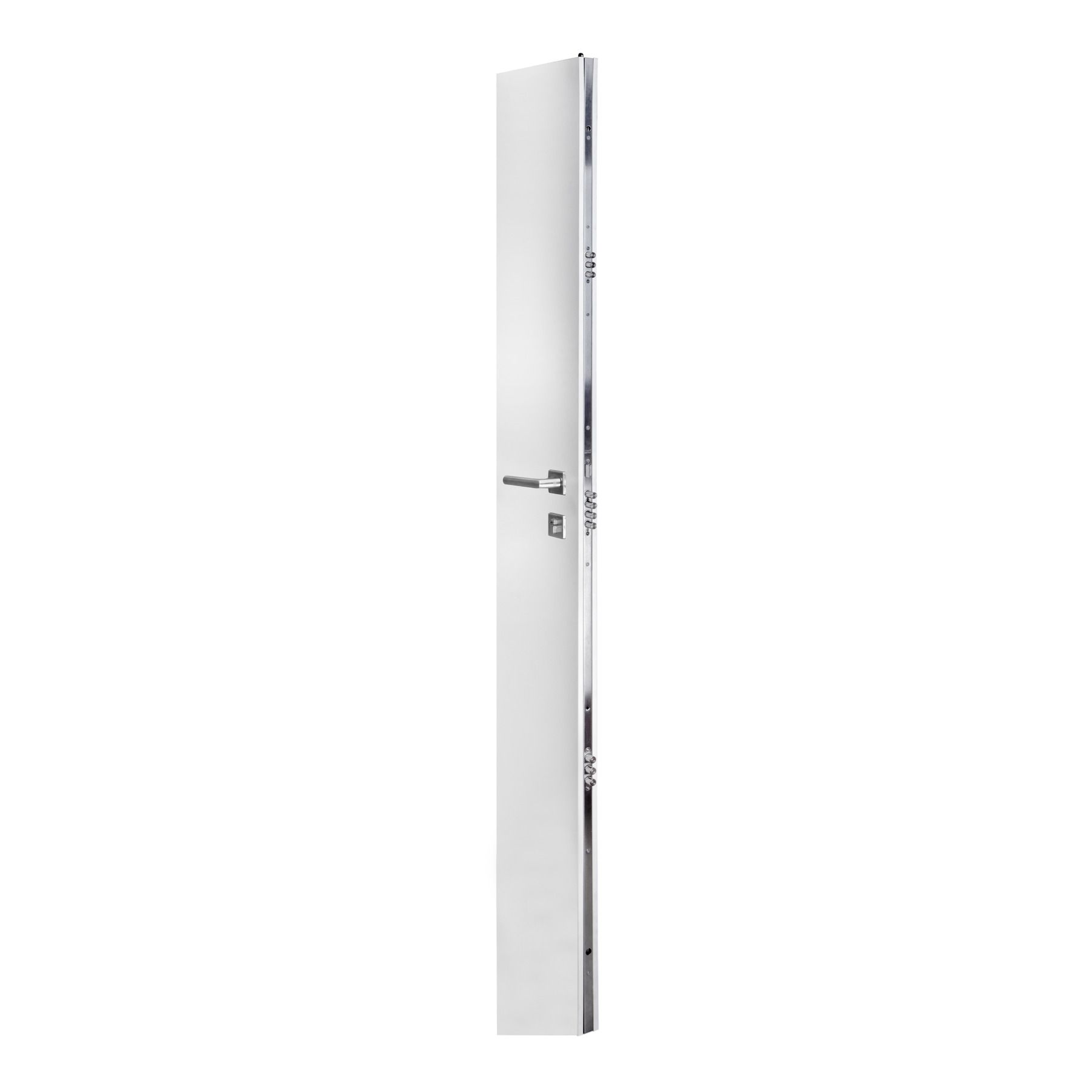 Fechadura 454 Entrada Inox TLB5 60Ros 313In Inox Lixado La Fonte