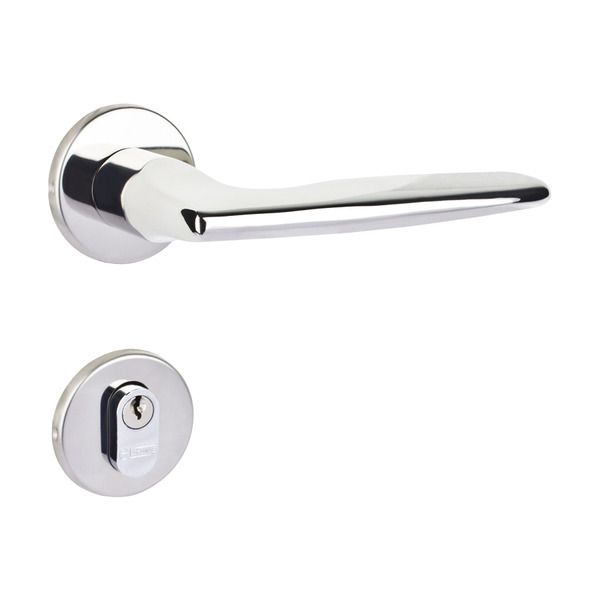 Fechadura 757 Entrada Inox Polido 55mm La Fonte