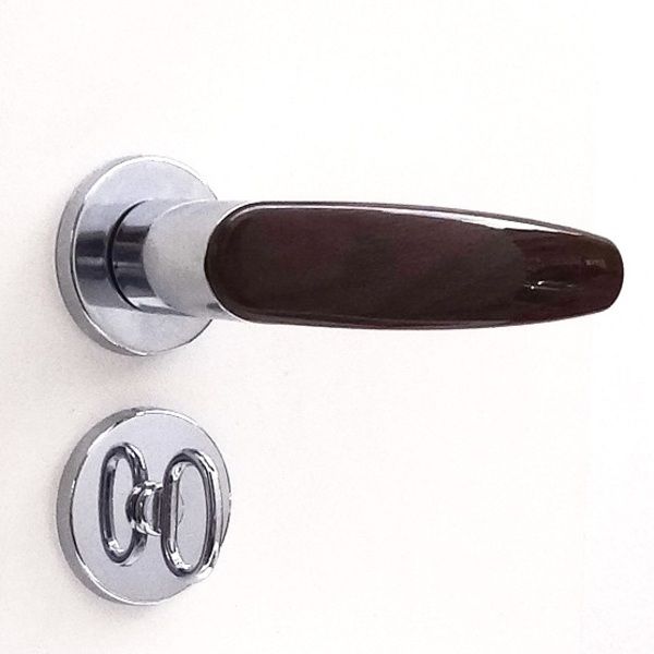 Fechadura Banheiro 40mm Aço e Zamac Cromado Polo Arouca