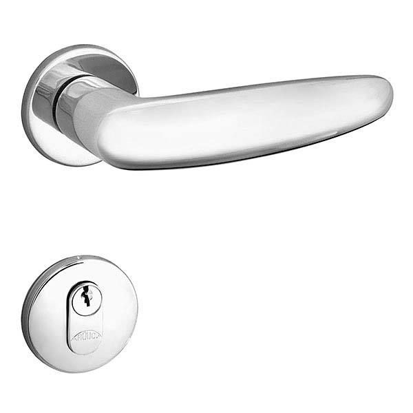 Fechadura Entrada 40mm Aço Cromado Arouca