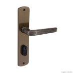 Fechadura externa Abitare Palio 2010/100-Z ZBT com espelho antik Arouca