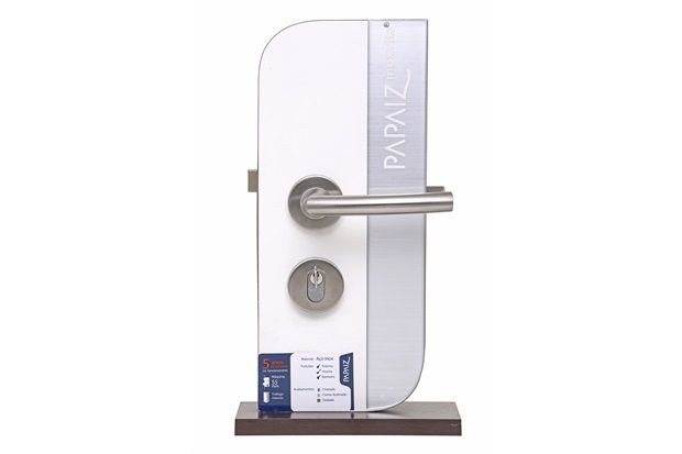 Fechadura Externa Frontal 357 R 252 Mi 620 Cromo Acetinado