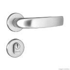 Fechadura externa Galaxy 4181 cromada escovada Aliança