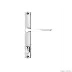 Fechadura externa MZ33 cromada Papaiz