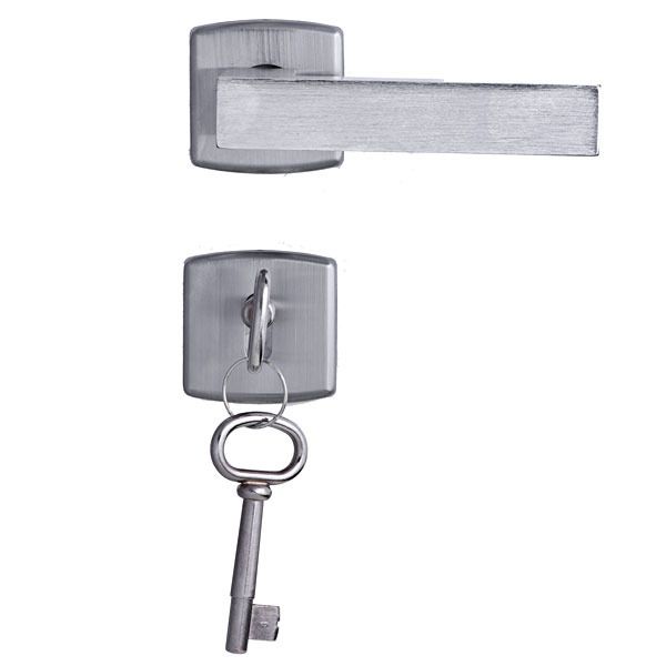 Fechadura Interna 40mm Aço Cromado Acetinado Arouca