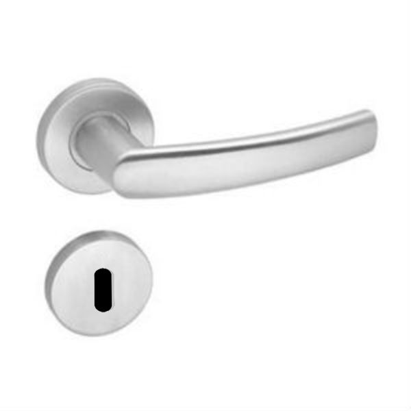 Fechadura Interna 55mm Aço Inox Cromado Acetinado Arouca